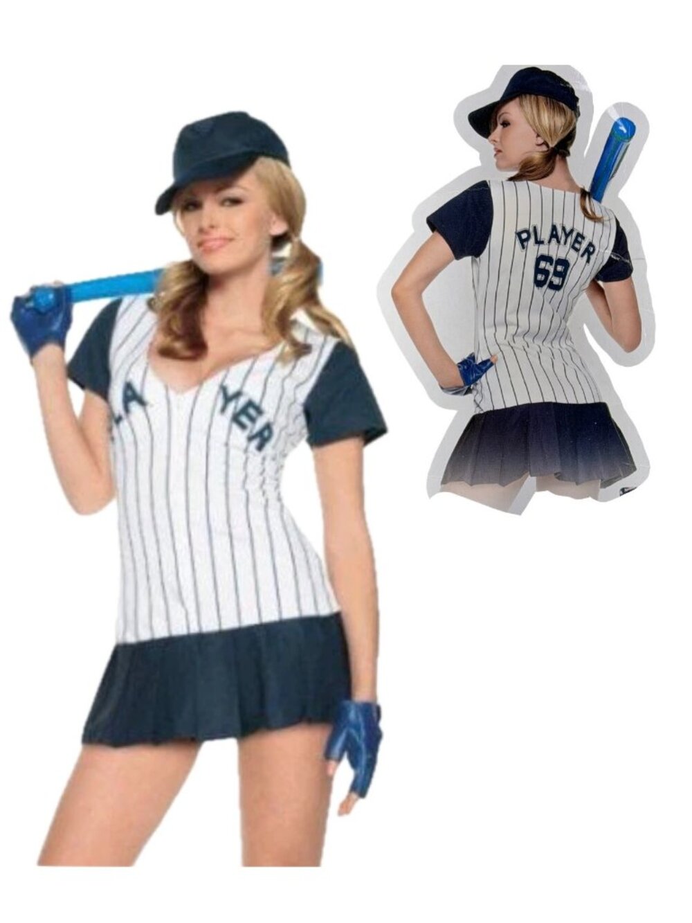 Leg Avenue Sexy Baseball Player Cosplay Costume Size M/L 83130